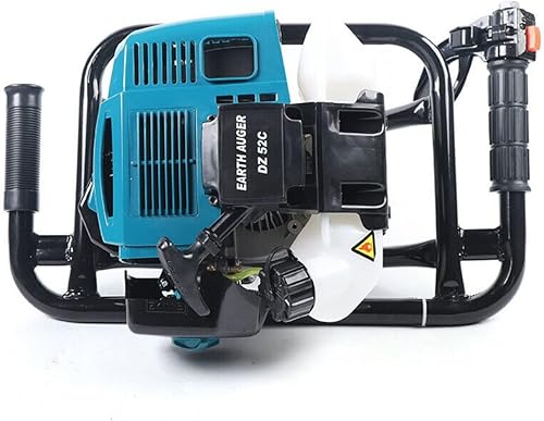 Miniatura 8 de 52CC 2.4HP 2-Stroke Post Hole Digger Fence Tierra taladro con 3 brocas 4" 6" 8" brocas y 12" barra de extensión 1.9w/7500rpm herramienta de taladro