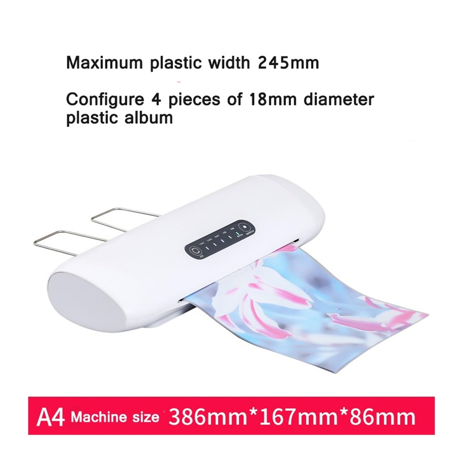 Macchina for laminazione a caldo e freddo YT320A Macchina for laminazione fotografica Macchina for laminazione A4 for ufficio domestico Macchina for laminazione della carta Per ufficio, scuola