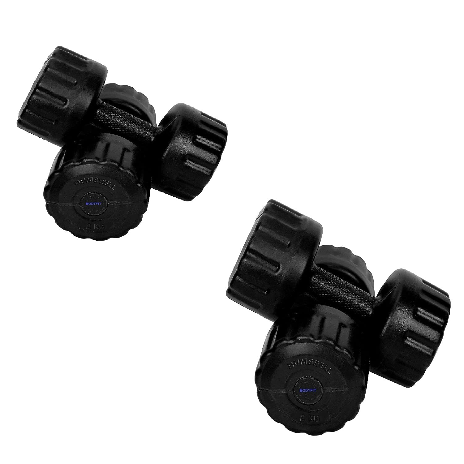 BODYFIT Heavy Black PVC Dumbbells Set, Home Gym Exercise, Home Gym Equipment, Coated Dumbbells, Fitness Weights. (1 Kg x 2 + 2 Kg x 2) (B09F8CF3DR) Amazon Price History, Amazon Price Tracker
