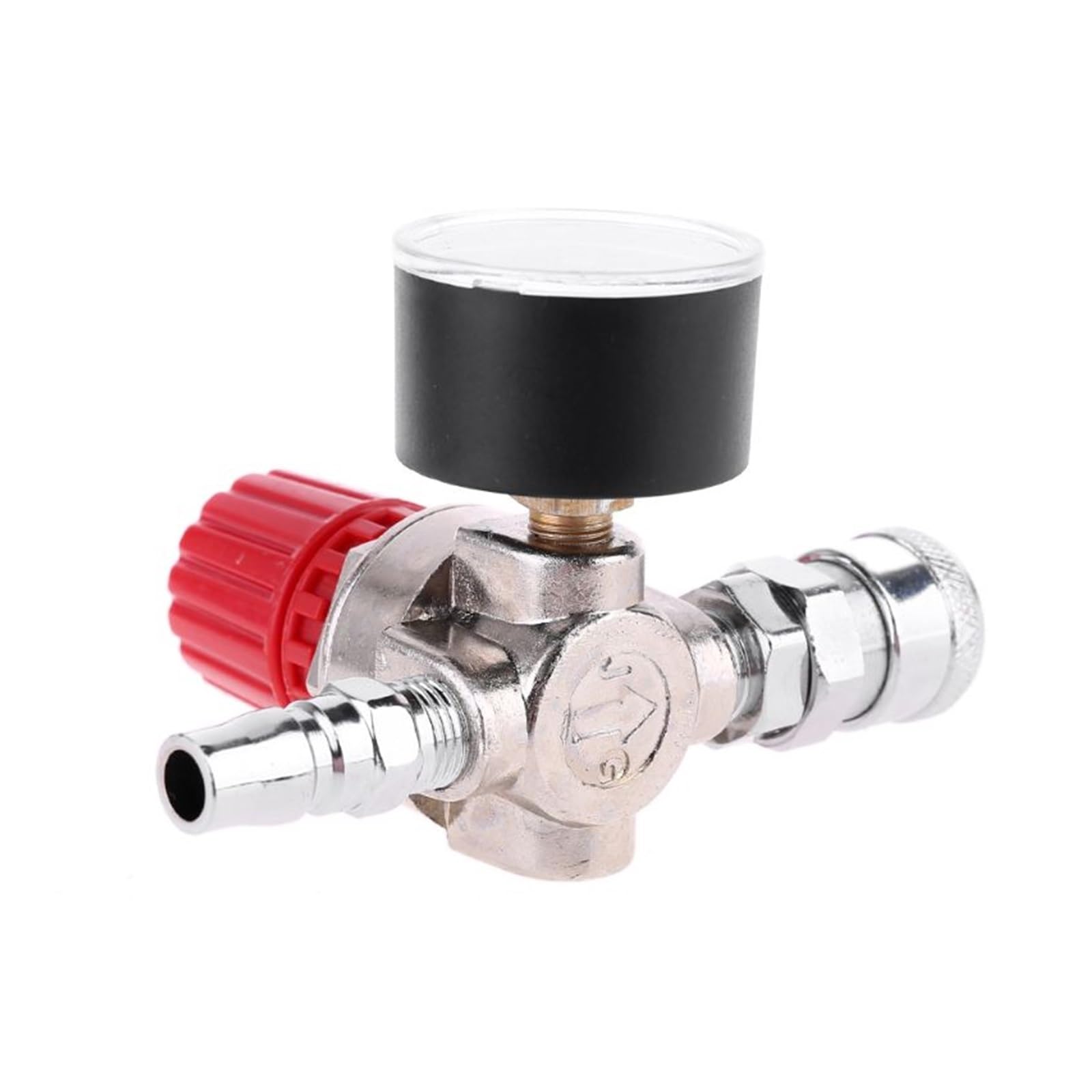 Regulator ciśnienia argonu 0-180 PSI, zawór przełączający regulatora ciśnienia, manometr ze złączem męskim/żeńskim do sterowania przełącznikiem sprężarki powietrza, manometr 0-12 barów