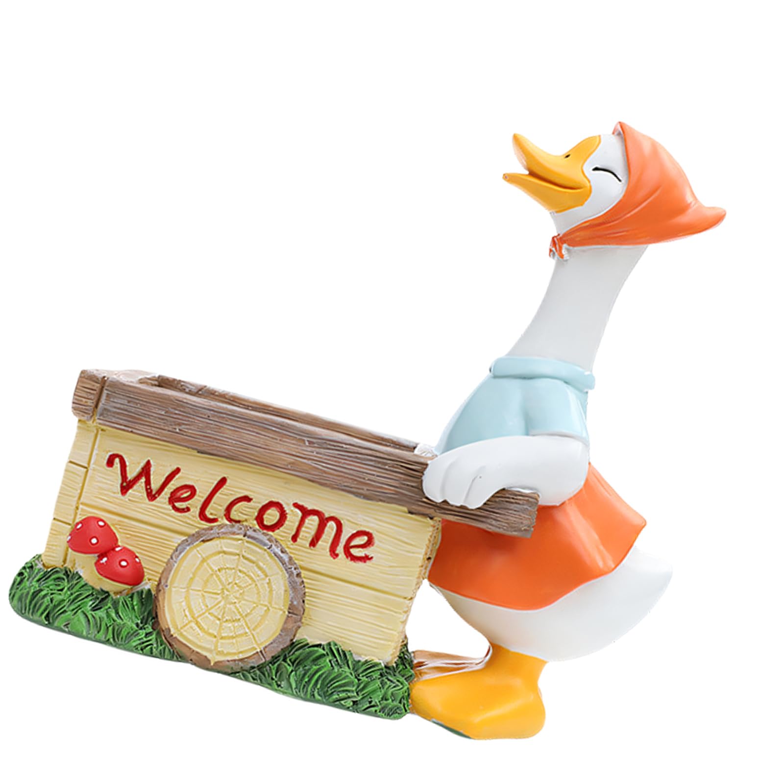 KAHDGSS Resin Fleshy Plant Container Geese Planter Flowerpot Ornament for Fleshy Cactuses Container for Home Balcony Resin Planter Geese