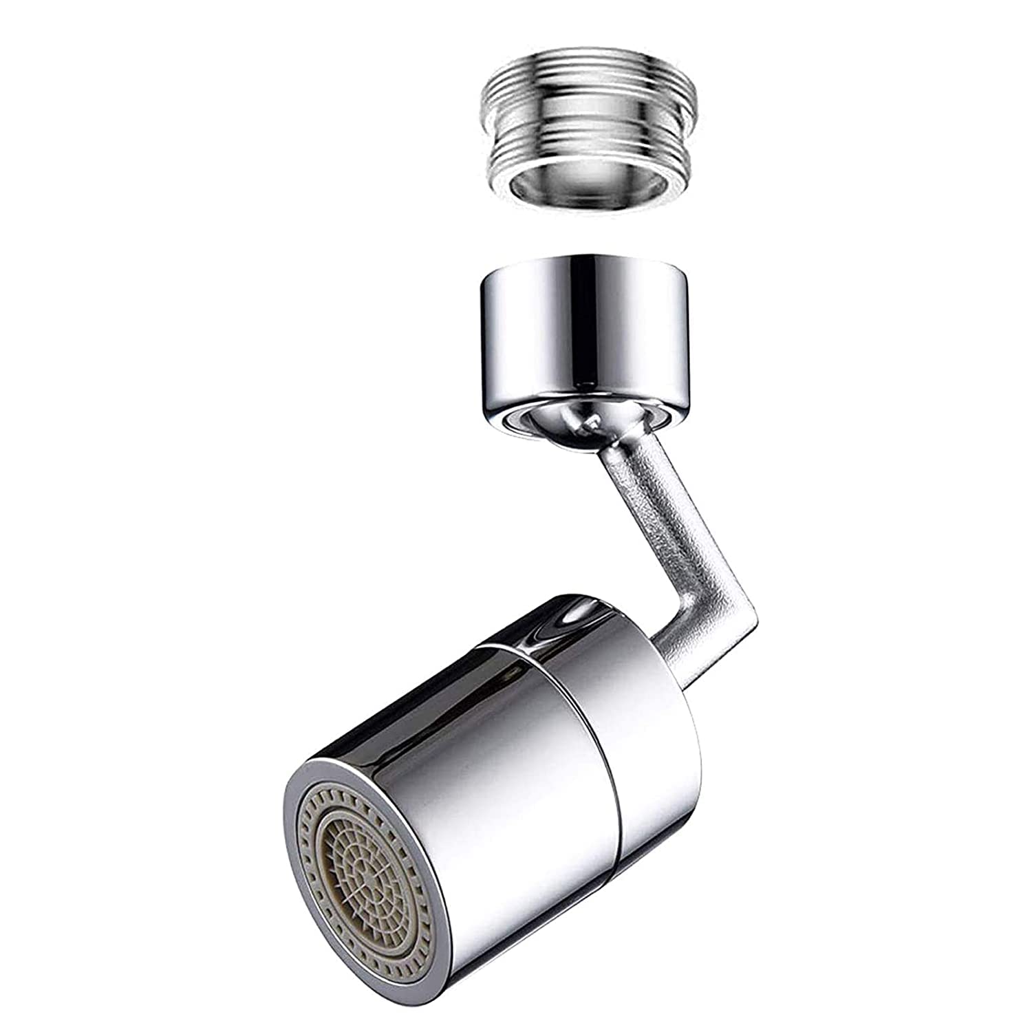 Prem Tiles Splash 720 degree Filter Faucet, Rotatable Faucet Sprayer Head with Durable Copper, Anti-Splash Movable Tap Head Water Saving, Faucet Aerator Leakproof Design with Double O-Ring (B0C3XW243Y) Amazon Price History, Amazon Price Tracker