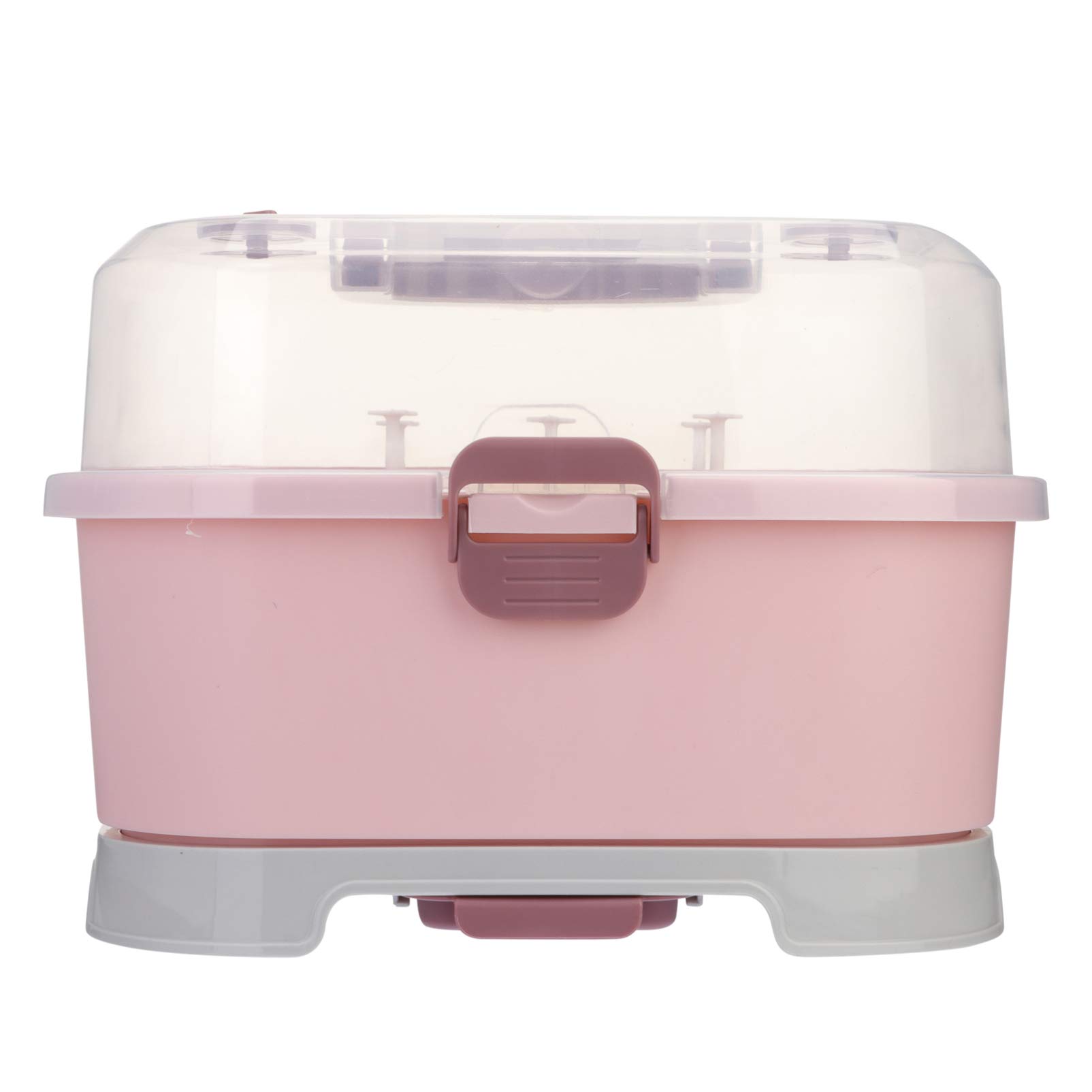 STOBOK 1pc Storage Box Pink Pp Breast-Feeding Kitchen Cabinet Baby