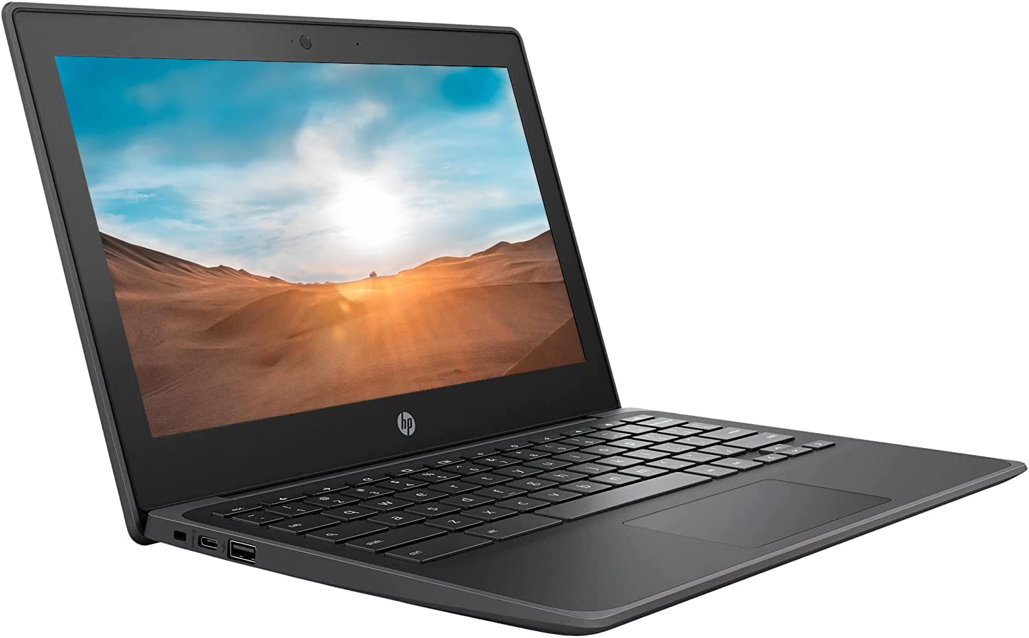 HP 11.6inches Chromebook (Latest Model), AMD Dual Core Processor, 4GB RAM, 32GB eMMC, Rugged & Spill Resistant, Education, Long Battery Life, NLY MP, Chrome OS Black