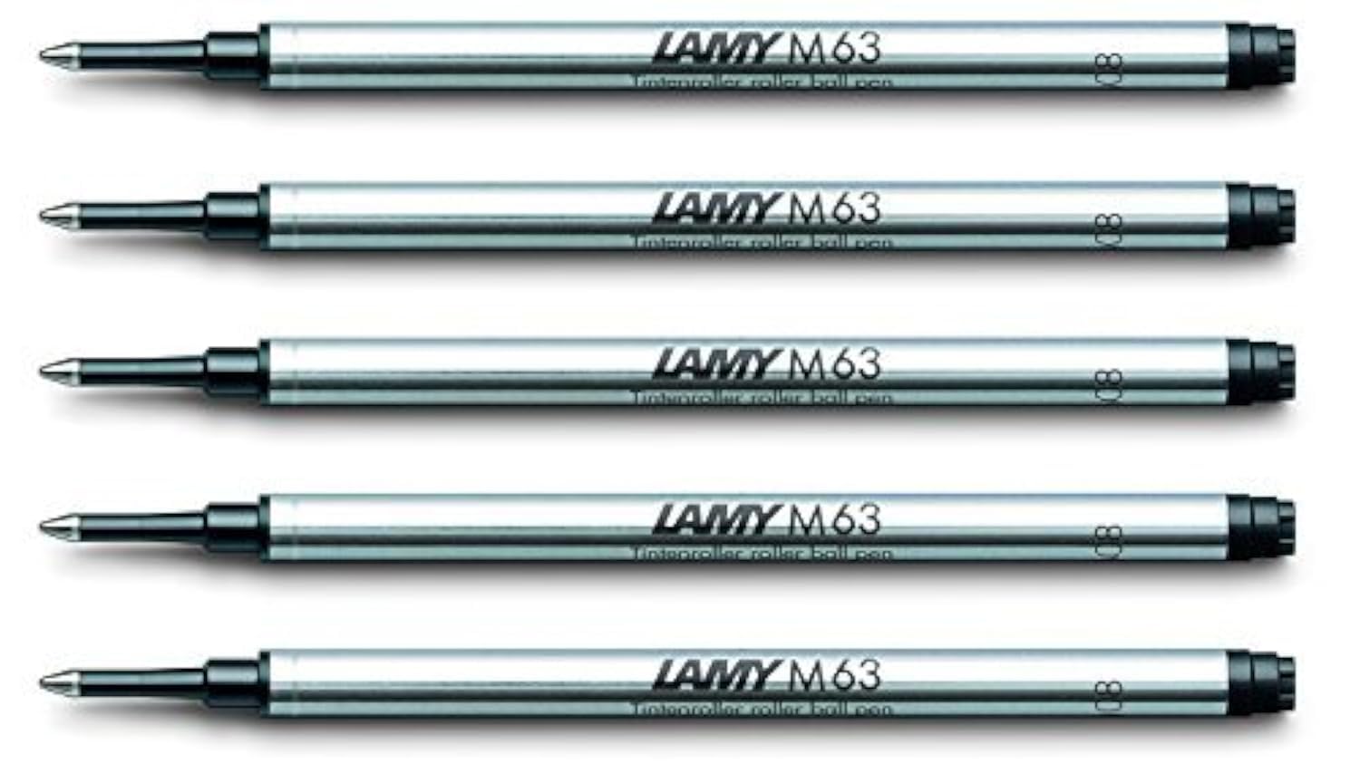 Lamy M63 Black Rollerball refill x 5 Multipack