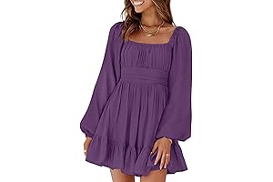 Stunning Short Purple Dress