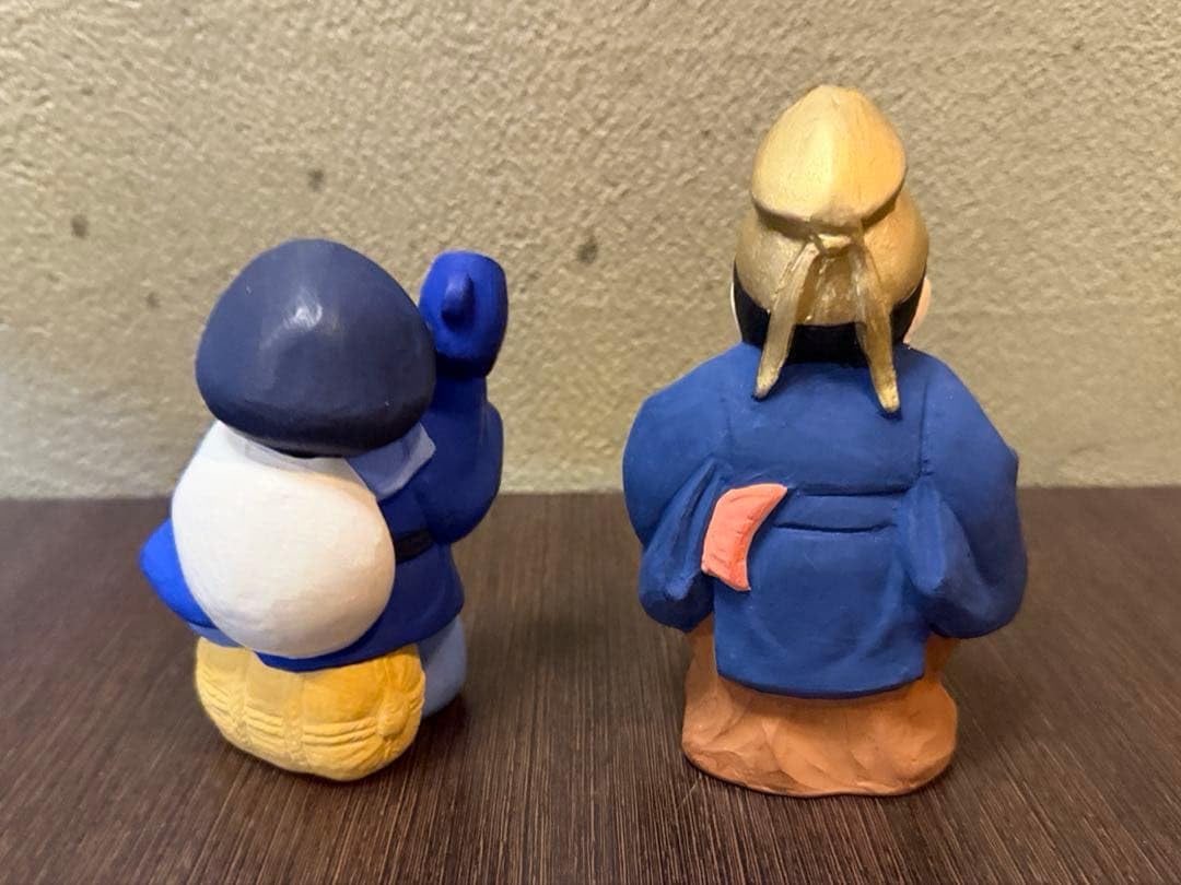 Amazon.co.jp: 大黒天 恵比寿天セットTIGREBROCANTE 博多人形 : ホビー