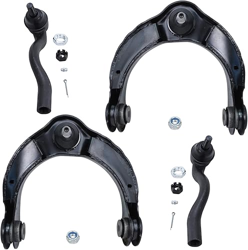 Miniatura 39 de Detroit Axle - Kit de 4 brazos de control delanteros para Chrysler 300 Dodge Challenger Charger Magnum, 2 brazos de control delantero inferiores con