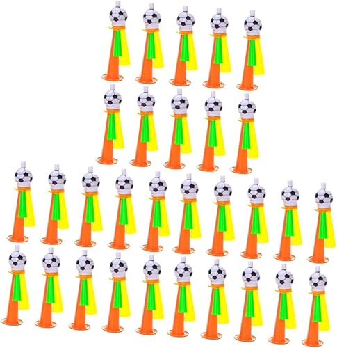 CLISPEED 30 piezas de trompeta de cuerno de fútbol para juego de fútbol, bocinas de barco ruidosas, bocinas de aire para estadio de seguridad, disponible en Yaxa Venezuela