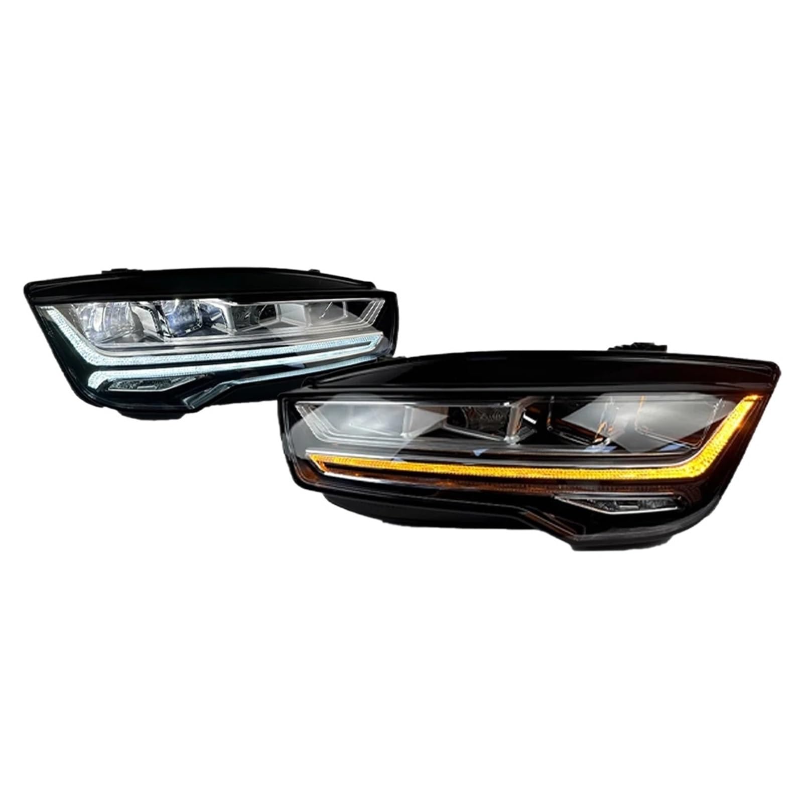 Head Lamp Reflektory samochodowe pasujące do Audi A7 2011-2017 Lampy samochodowe LED Światła do jazdy dziennej Dynamiczne kierunkowskazy(Bumper change)
