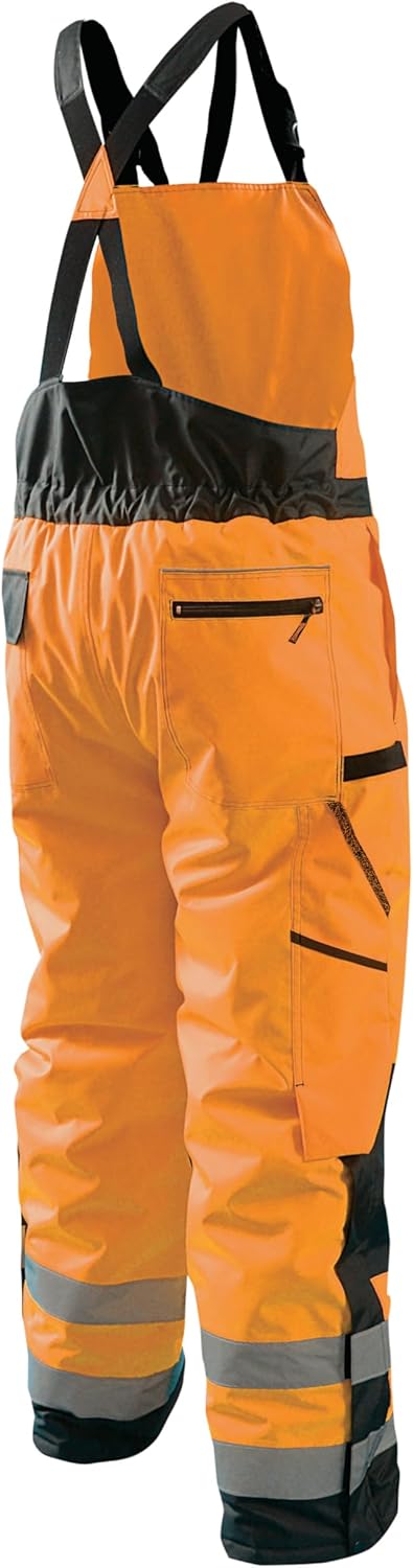 OccuNomix LUX-WBIB-OL 高視認性防寒防水ビブパンツ