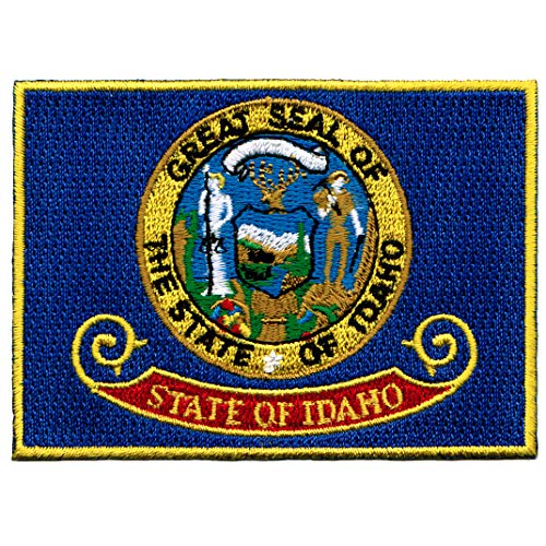 Idaho State Flag Embroidered Patch Iron-On ID Emblem