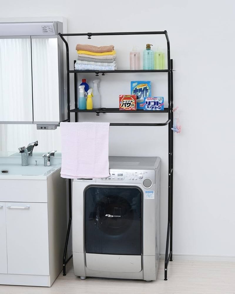 洗濯機ラック・洗面所ラック 洗濯機サイドラック（洗面所収納/隙間収納）｜通販のベルメゾン
