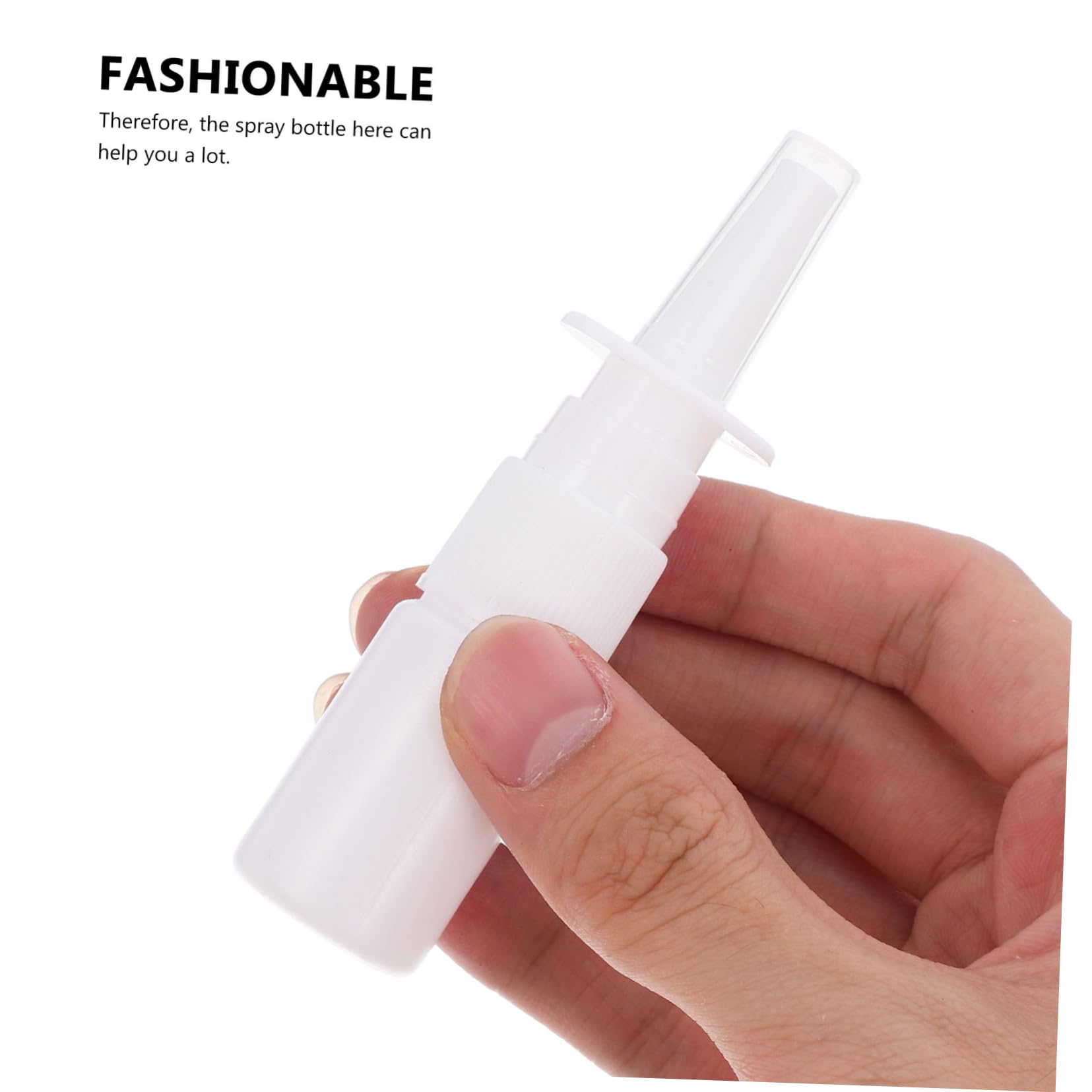 DOITOOL 200 Stück 10ml Nasenspray Nachfüllflasche aus Pe Wiederbefüllbare Sprühflasche mit Feinem Sprühnebel für Reisen und Outdoor Inklusive Schutzkappe