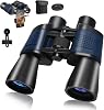 20x50 Binoculars for Adults High Powered, Compact HD Waterproof Binoculars Telescope with BAK4 Prism, FMC Lens Clear Vision for Football Games Bird Watching, Traveling with Carrying Bag
