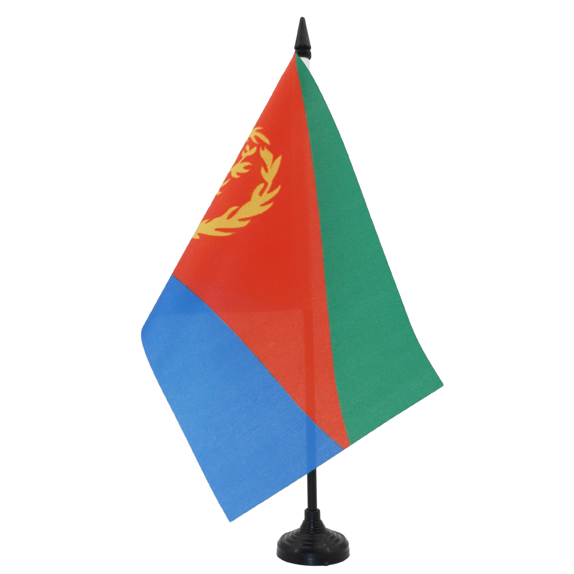 AZ FLAG Eritrea Table Flag 6x8 in 100D Polyester Plastic Base