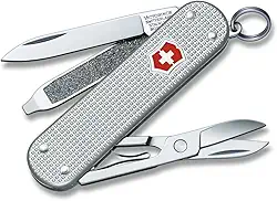 Canivete Victorinox Classic Alox, Prata, 5 funções