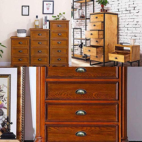 XMING 12pcs Cassetto della porta del cassetto della porta del ferro della tazza della tazza della tazza della tazza, la maniglia della porta dell'armadio della cucina Cassetto del cassetto della porta - Image 6