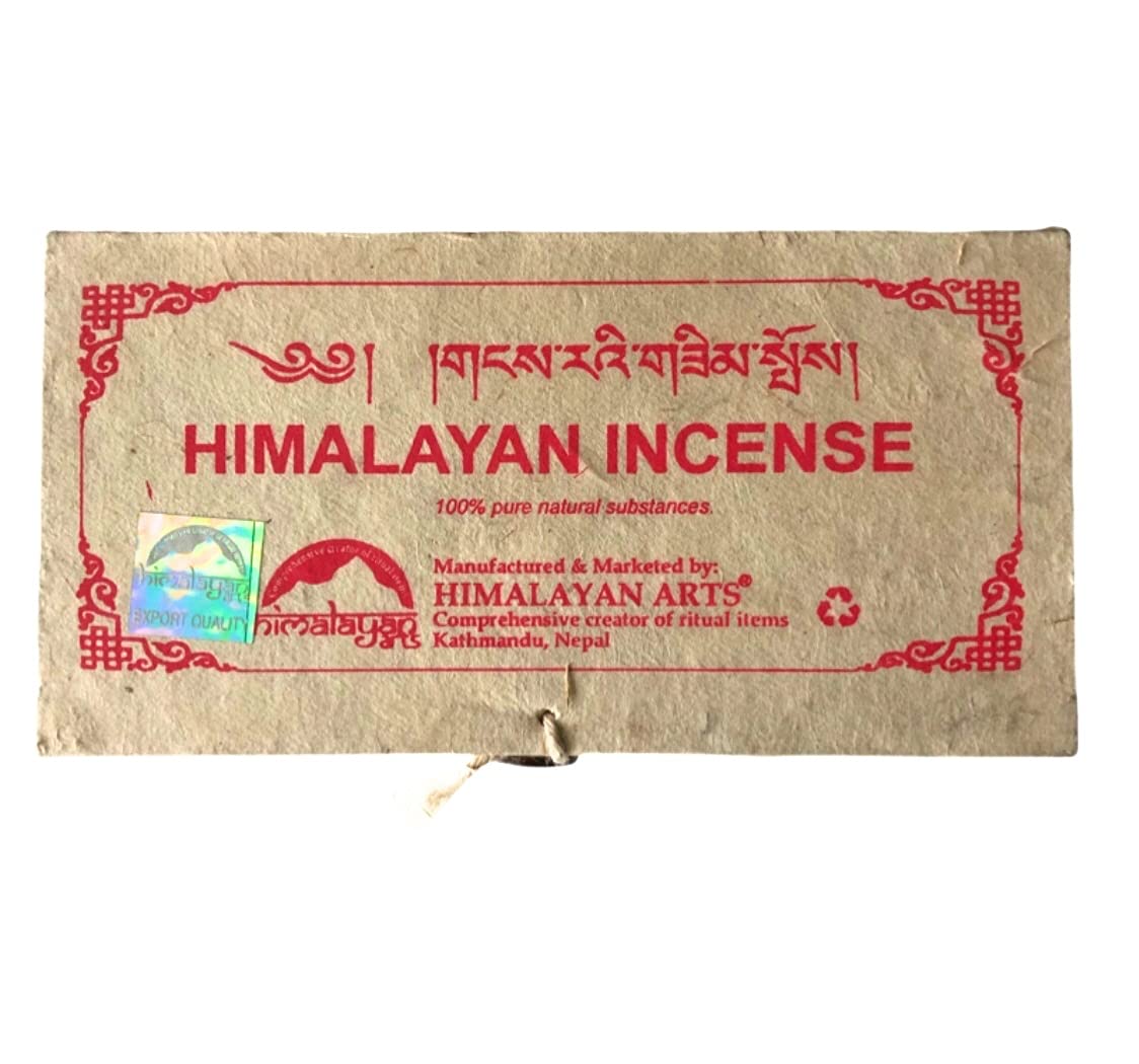 Tibetan Incense | Hand rolled Ritual Himalayan Incense sticks and Holder Gift Box