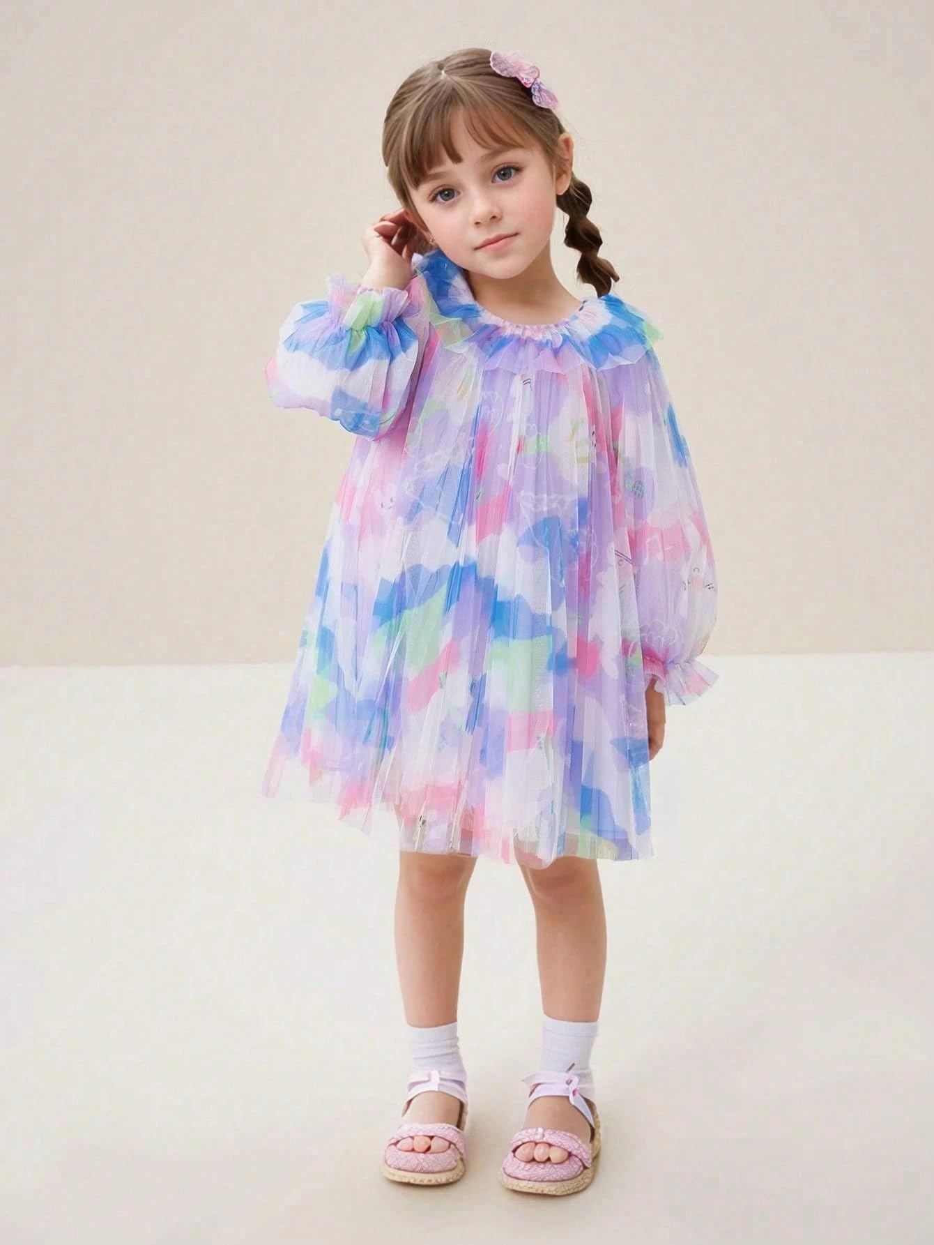 Tagas Vestito da bambina | Abito da bambina | Abito da principessa carino | Abito di compleanno per ragazze |