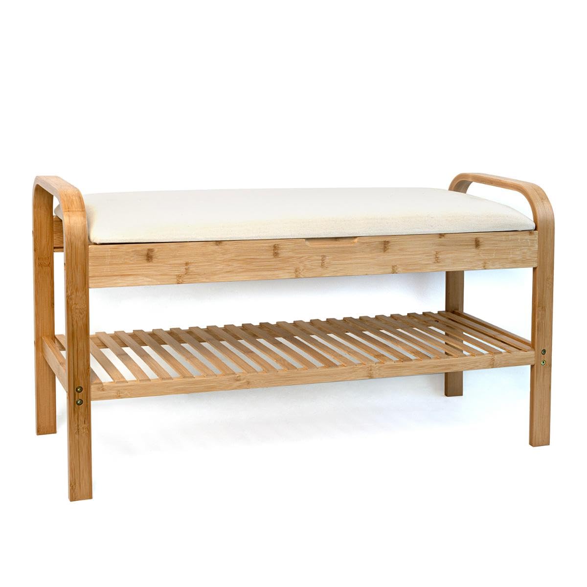 Banco Zapatero con Almancenaje 90x33x50cm Peso MAX 110kg