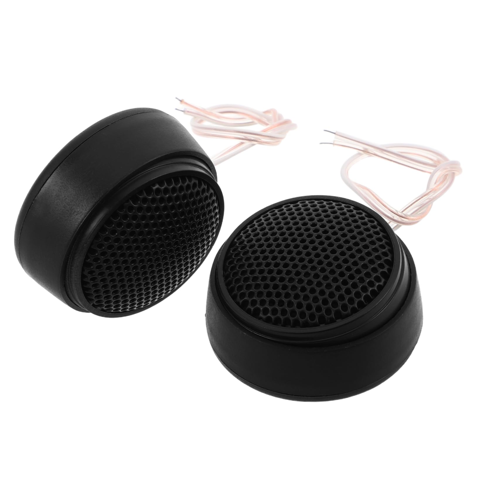 SEWOART 1 Pair High Frequency Mini Dome Tweeters for Vehicle Audio System Compact Speaker Replacement Parts Effortless Installation Durable Design for Car Stereo Space Saving Tweeter