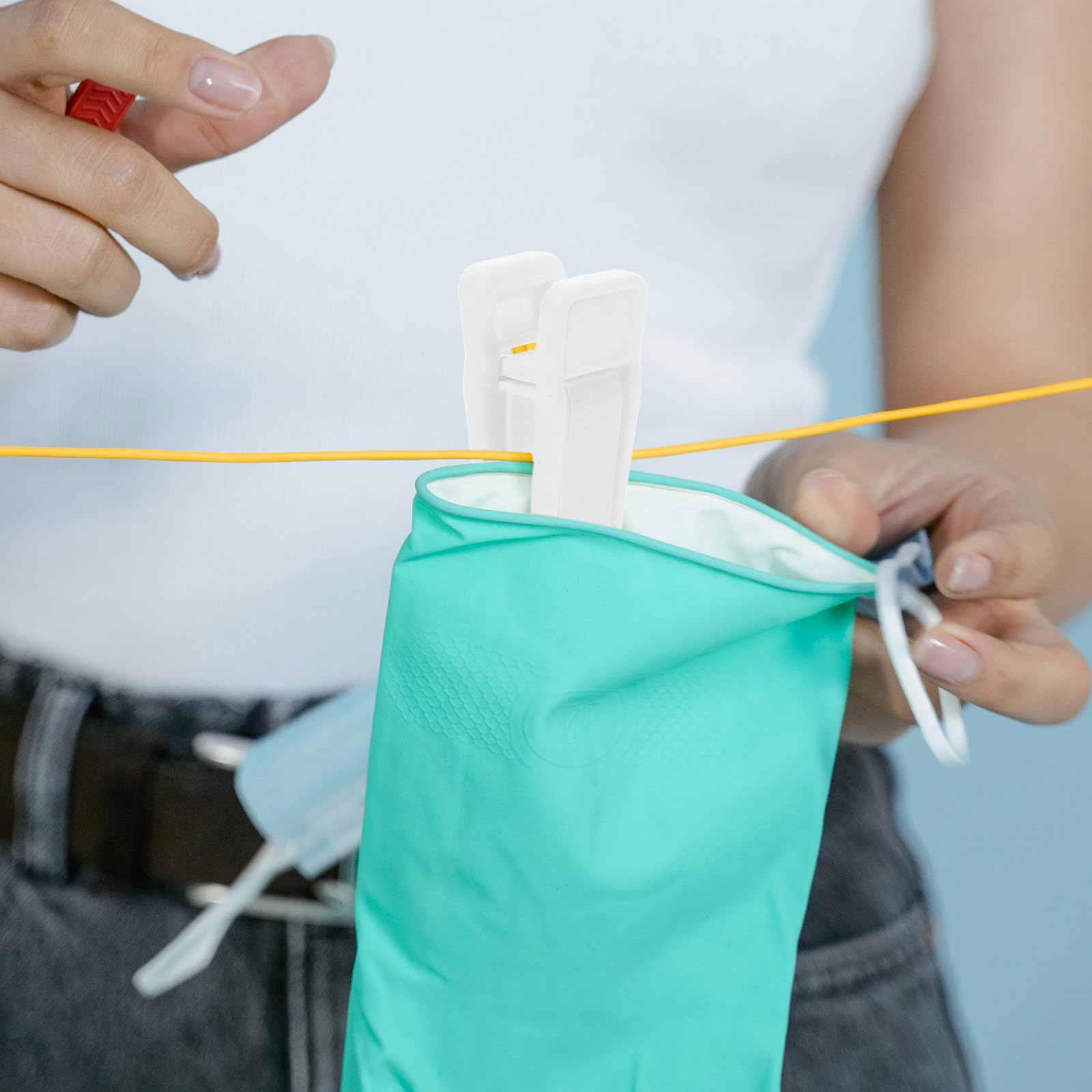 40 Piezas Pinzas de Plástico para Ropa Unidades Clips Antideslizantes para Colgar Prendas Pequeñas Versátiles y Reutilizables para Uso Doméstico