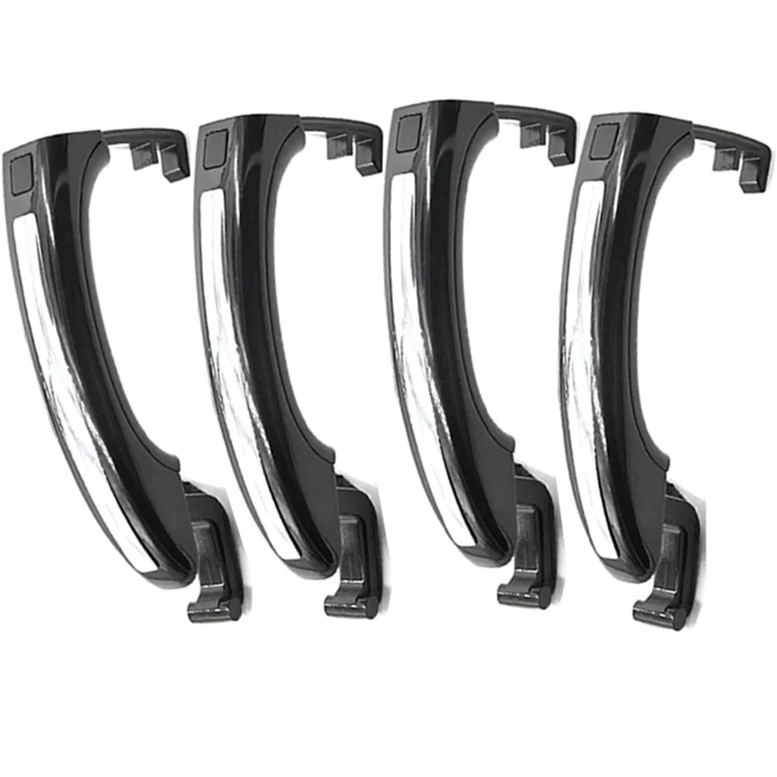 Glymzoi Car Exterior Door Handles Car Exterior Door Handle Q7 2007-2015 for smart Sensor 4L0837205A 4L0837205B