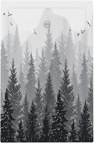 Miniatura 13 de Cubiertas de interruptor de luz de palanca simple de los años 70, estilo bohemio vintage con sol, arcoíris, retro, hongo, floral, de 1 gang, placas