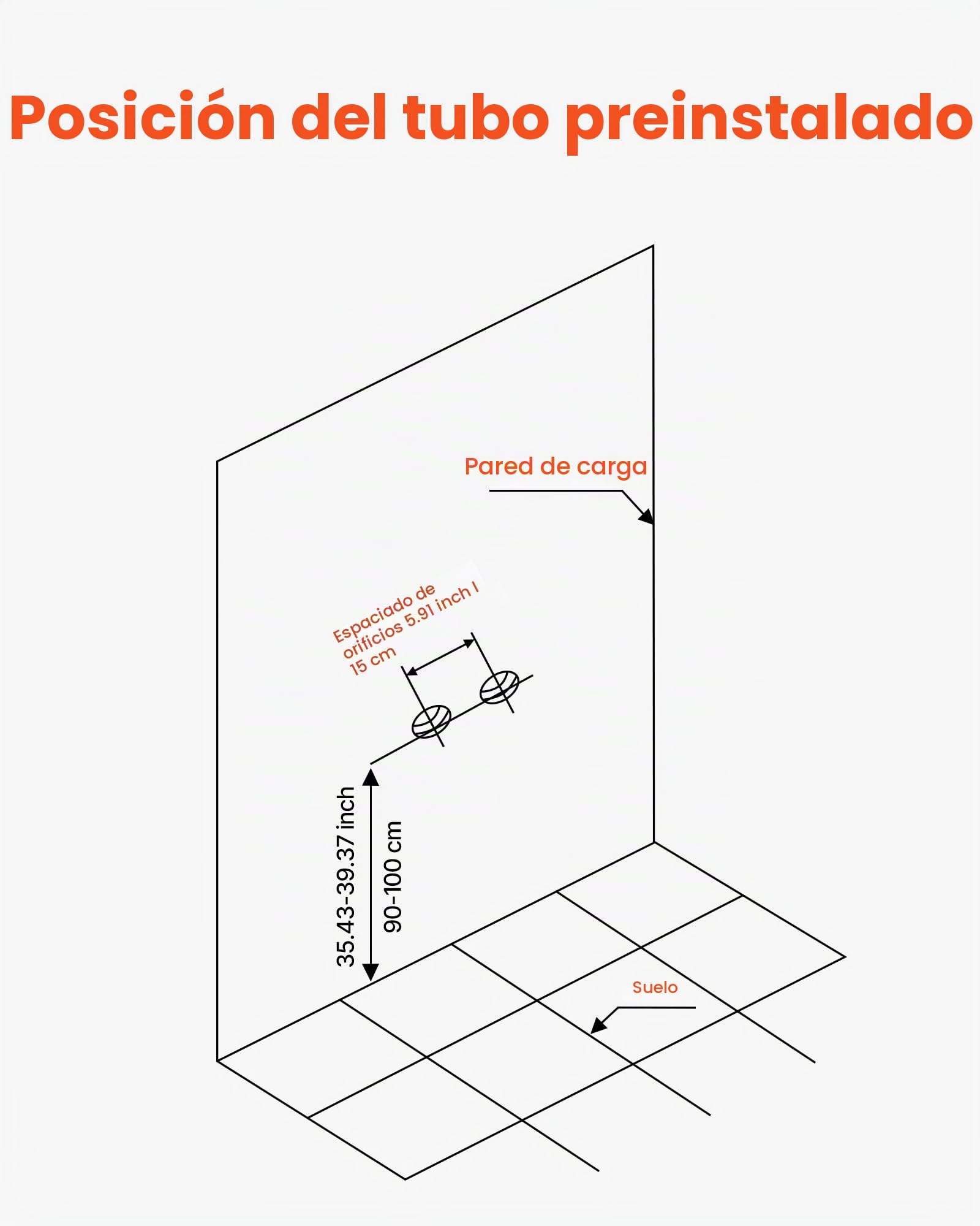 VEVOR Válvula Termostática para Grifo de Ducha, con Cierre Seguro 38 ℃, para Grifo de Ducha de Agua Fría y Caliente, con Temperatura Constante a Baño, Autocaravana y Caravana, 270 x 40 x 40 mm