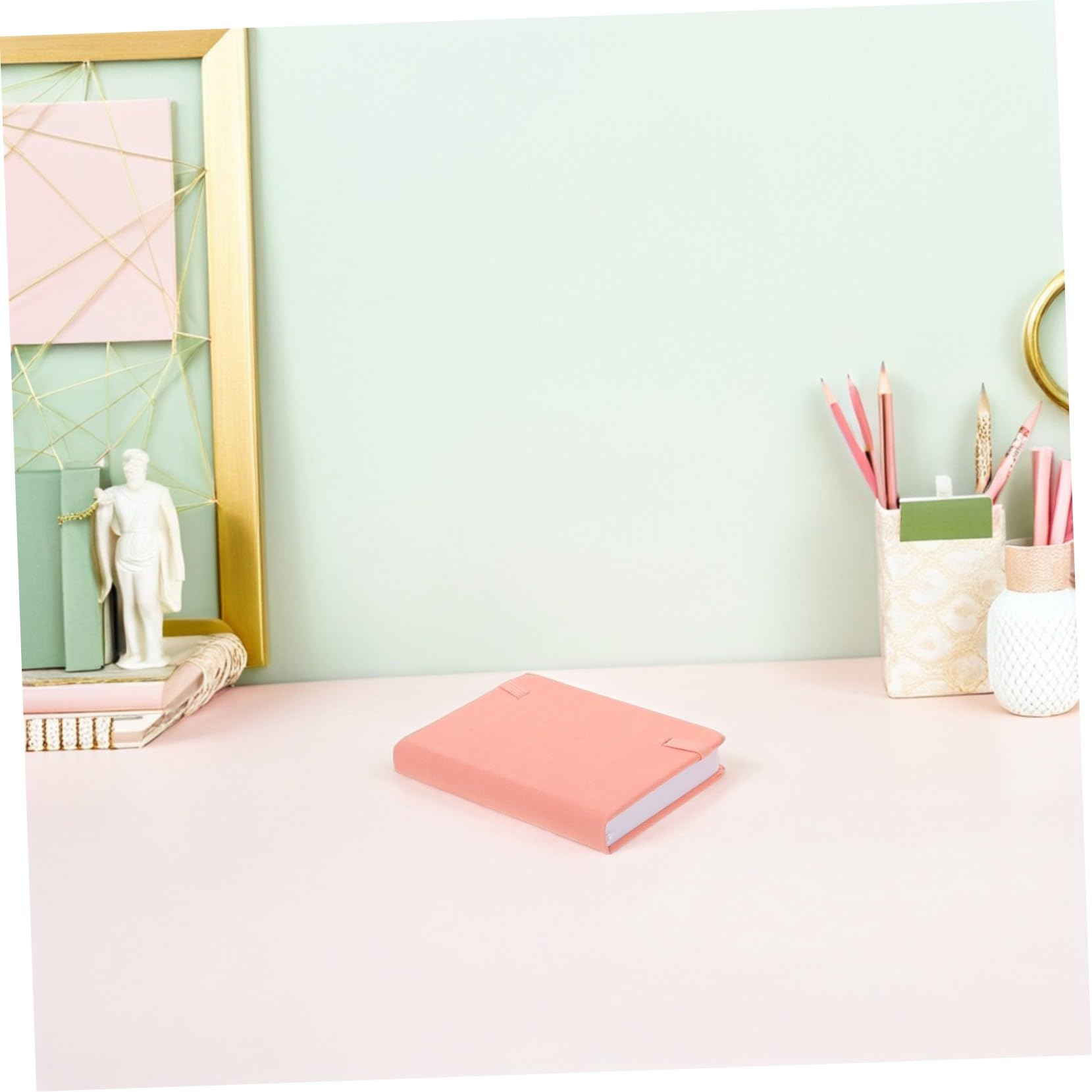 10 Pezzi Mini Taccuino Copertina Rigida Portatile Tascabile Piccolo con Segnalibro Blocchetto Vuoto per Appunti Diario Organizzatore e Gestione Quotidiana