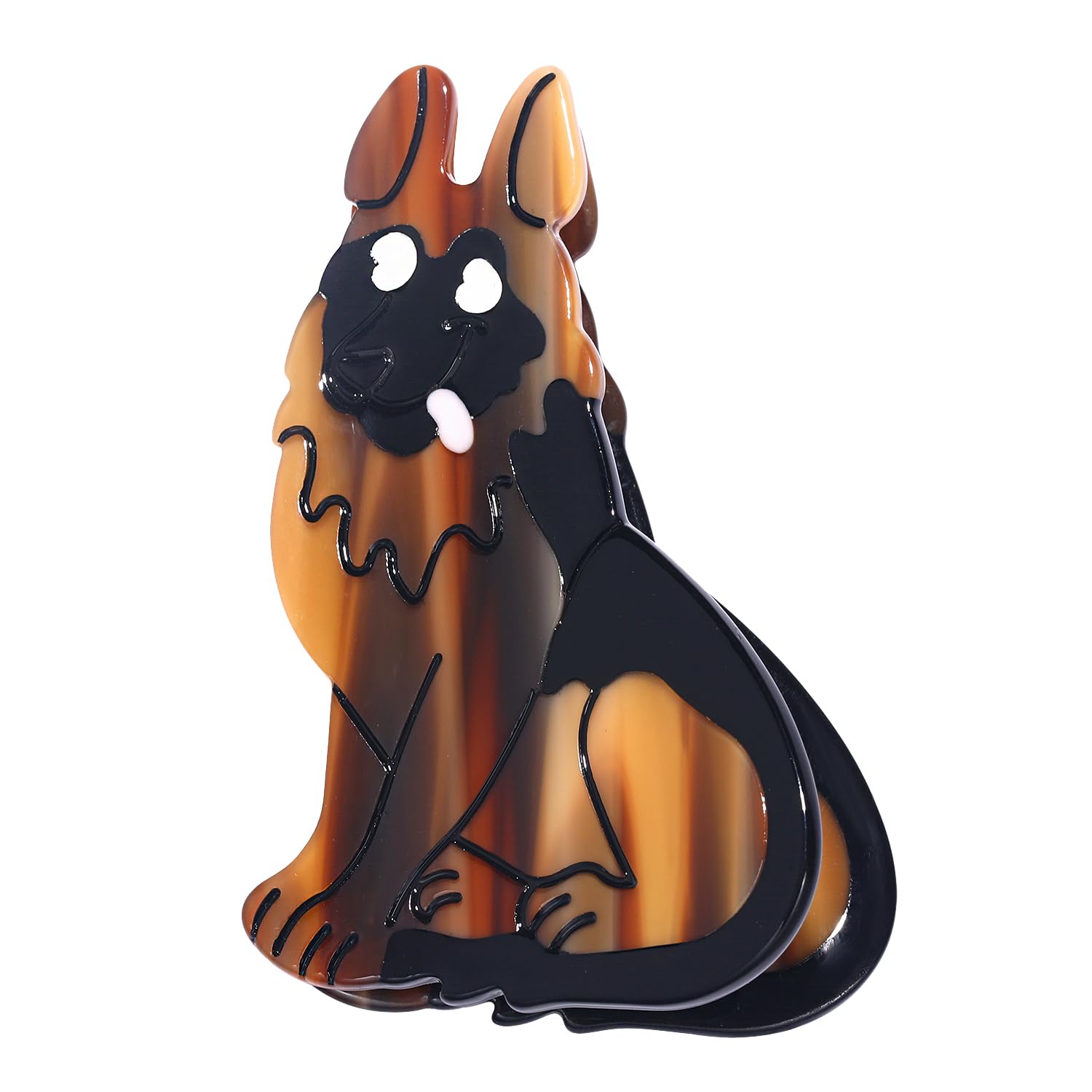 Dog Hair Claw Clips for Women, Fun Acetate Animal Hair Clips Cute Dachshunds Border Collie Dog Hair Barrettes Cat Pet Hair Accessory dog Lovers Gifts