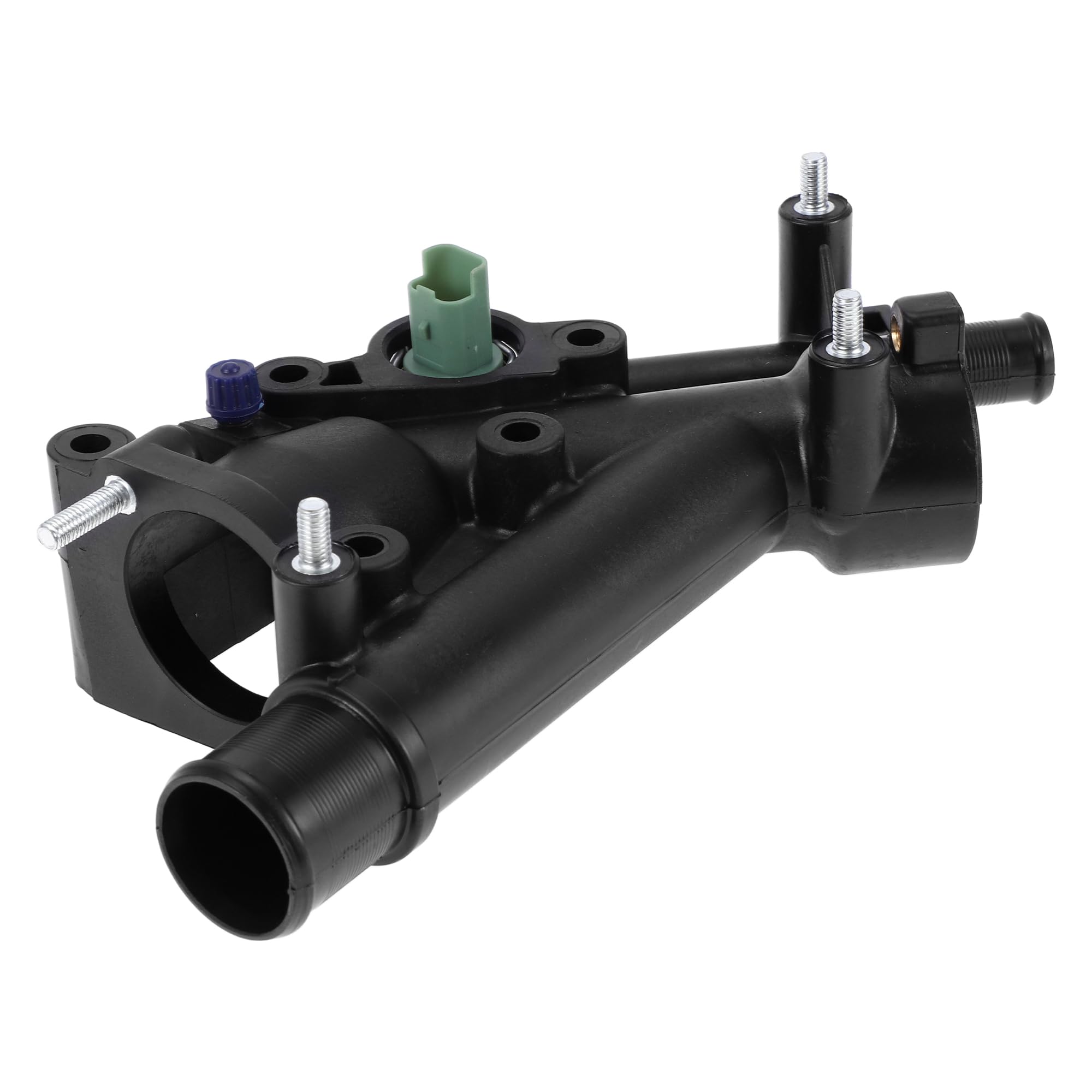 A ABSOPRO Thermostat De Refroidisement Pour Peugeot 307 00-12 1 Pc | Pour Citroen C4, Pour Peugeot 406 407 607, Matériau Plastique, Couleur Noir, No. OE 1338AV, Durable, Ajuste Automatique Débit