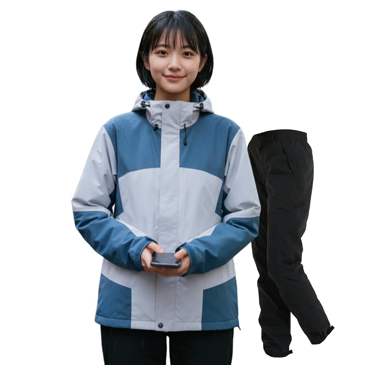 Amazon | [アラシヤマ] ゴルフレインウェア レディース 上下セット