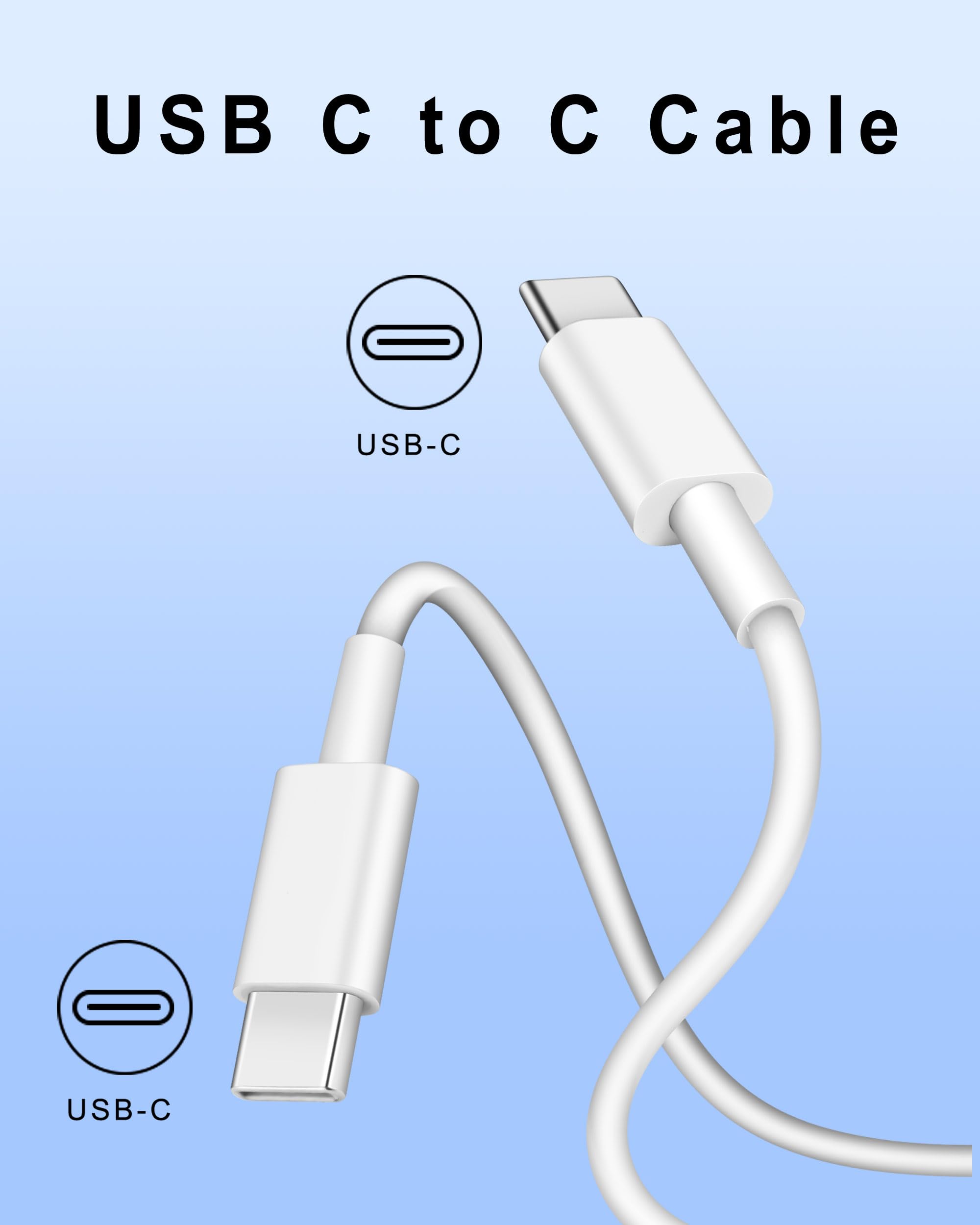Pixel 10/9/8/7/6/5/4 Fast Charger, 2Pack 20W USB C Charging Block + 6FT USB C Cable Cord for Google Pixel 10/ XL Pro Fold /9/8/7/7a/6a/6/Pro/5/4/3/XL, Phone 15/16, Galaxy, Android Phone