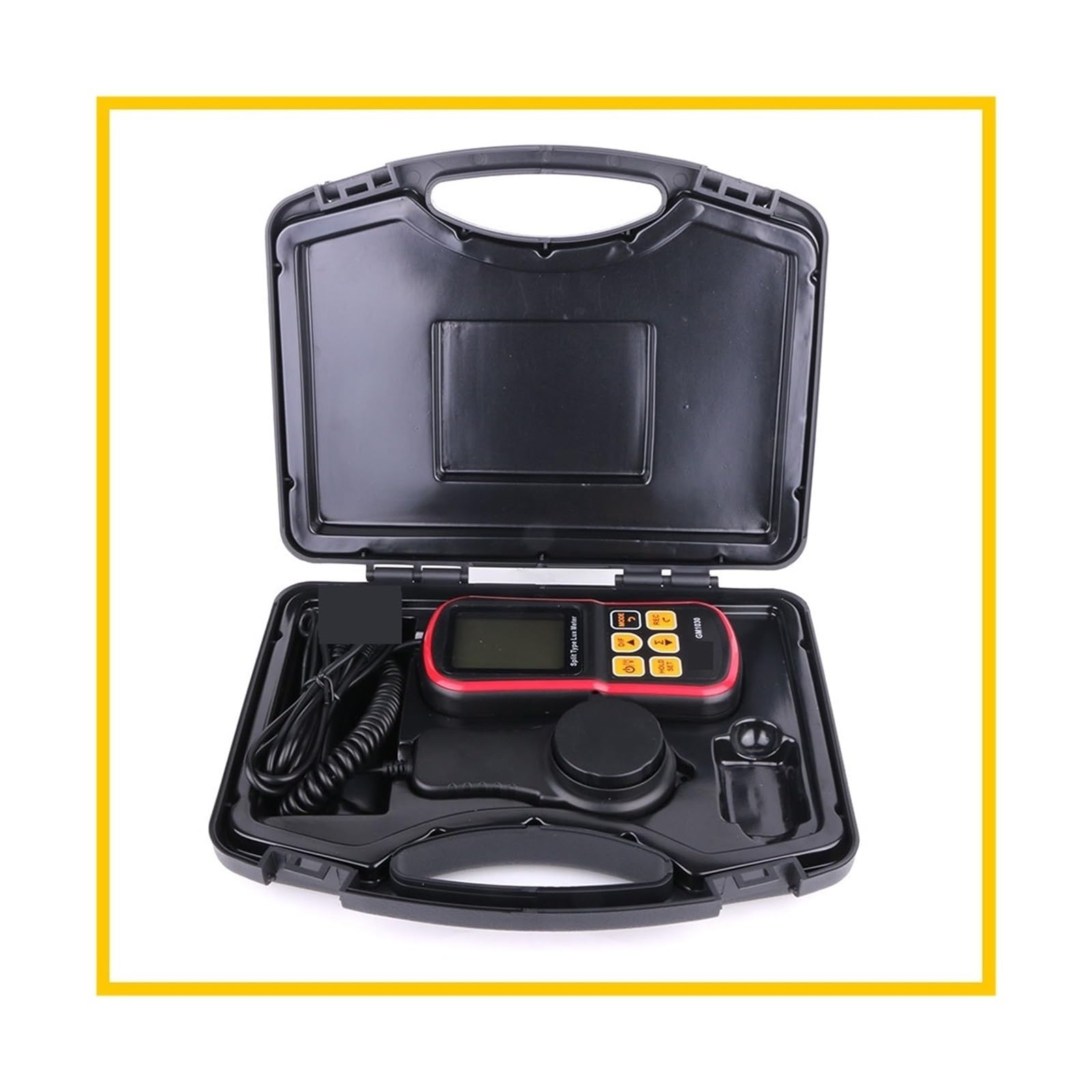 Belichtungsmesser, Digitales Luxmeter Lichtmessgerät 200.000 Lux Photometer Mini-Hand-Luxmeter Illuminometer GM1030