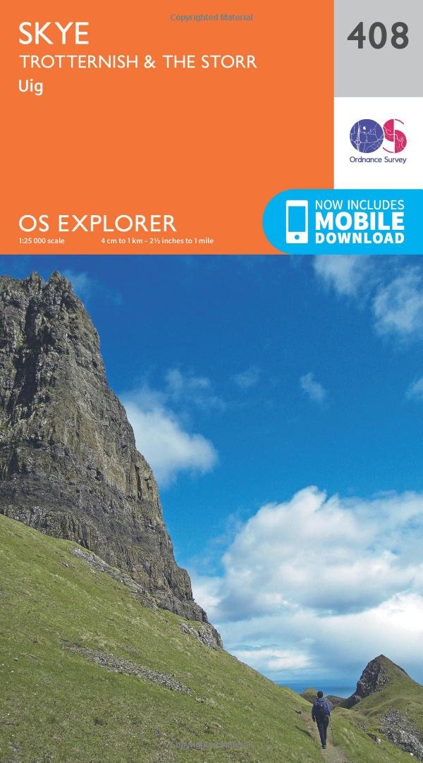 Skye - Trotternish and the Storr by Ordnance Survey (Sheet map, folded)