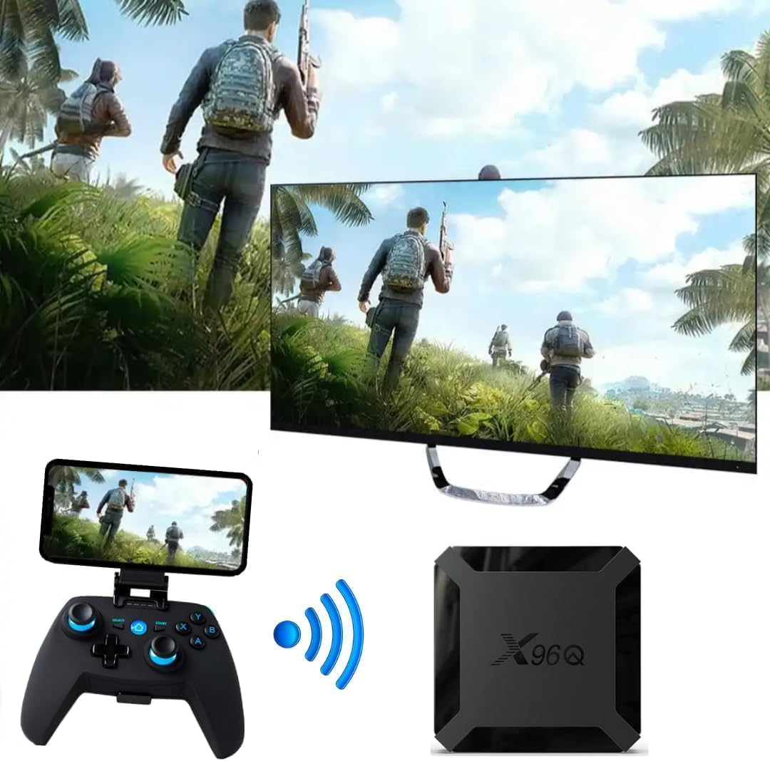 X96 Mini® boitier IPTV, Lecteur Multimédia de Diffusion en continu Smart Android 10.0, 2GO RAM 16GO ROM, boitier IPTV, WiFi, Allwinner H313, Prend en Charge 4K HD, chipset Quad-Core, H256 X96Q