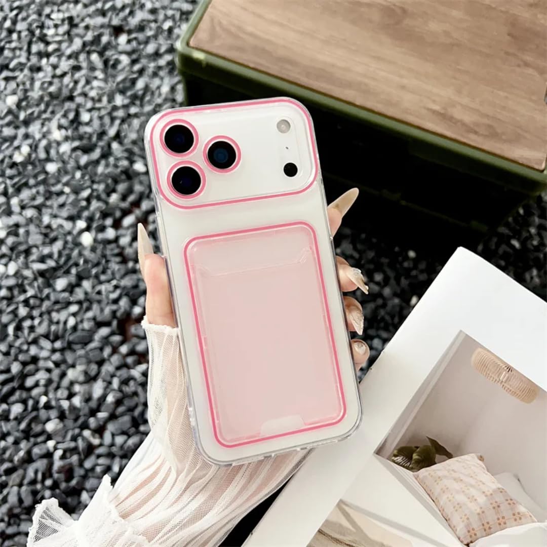 Protection iPhone 11 Pro antichoc avec porte-carte rose - 7