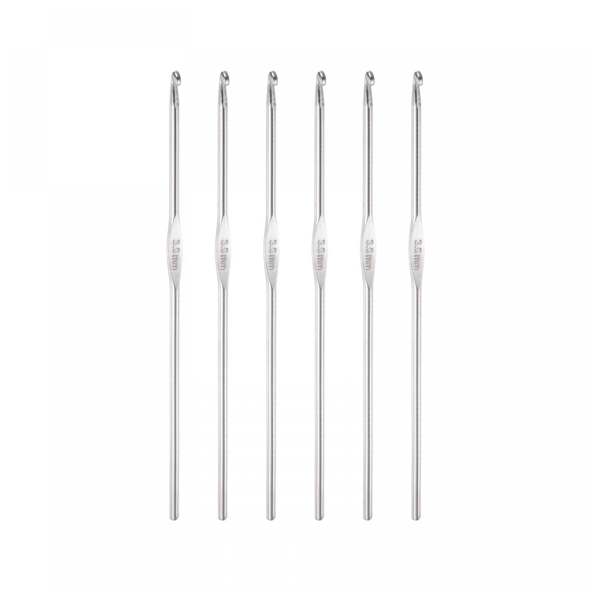 TOP-VIGOR 6Pcs 3mm Crochet Hook