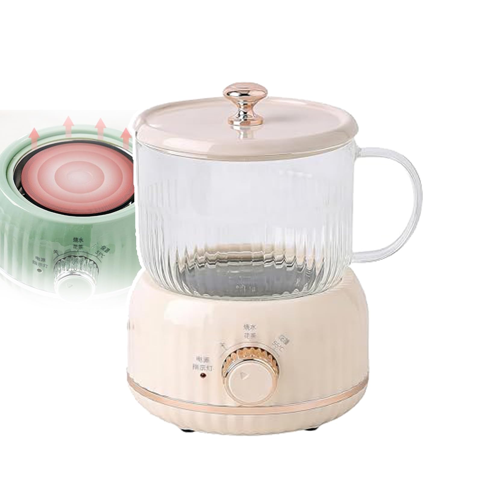 Minihervidor silencioso de 600 ml como práctico accesorio de escritorio