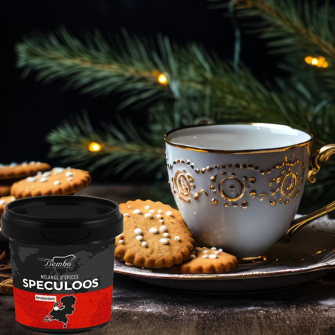 Spéculoos Épices 60 g – Mélange d'Épices typique des Pays-Bas pour préparer les Biscuits Spéculoos – Idéal pour les Desserts de Noël
