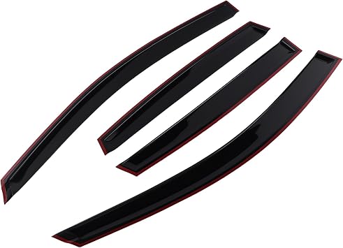 maXpeedingrods 4Pcs Front Rear Wind Deflectors Guards for Honda CR-V MK4 2012-2017, Acrylic Window Sun Visors Rain Deflectors Weathershields Black Set