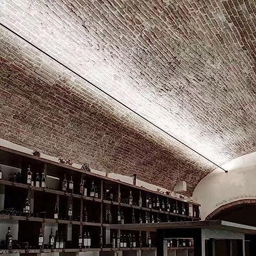 Moderno LED Pasillo Aplique negro línea Lámpara de Pared Interior Dimmable Skyline Tira de Luces...