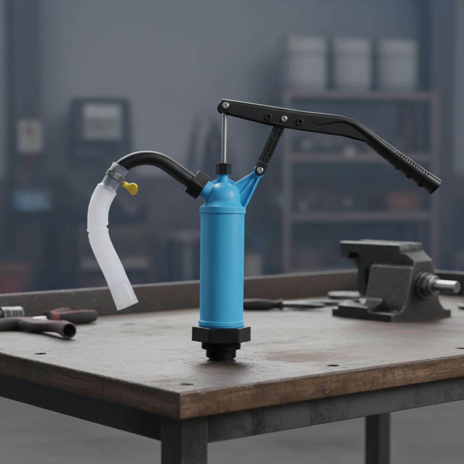 Pompa per Fusti Resistente | Manuale, Telescopico, Pompa per Travaso Liquidi, Officina, Meccanici