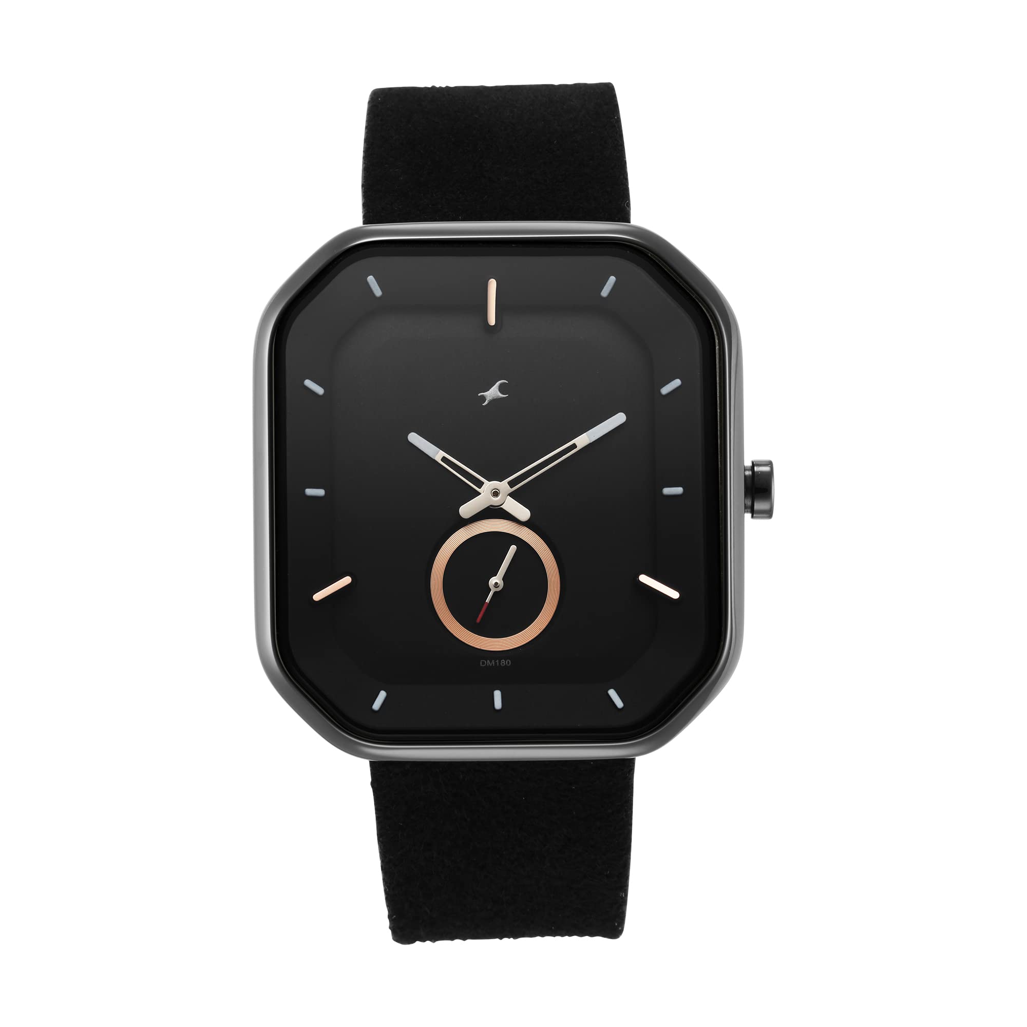 Fastrack After Dark Analog Mens Black Dial Leather Strap Watch for Guys-NS3272NL01 (B09SJ17GFY) Amazon Price History, Amazon Price Tracker