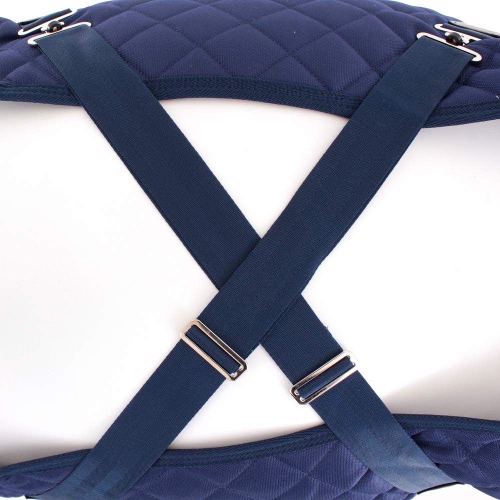 Weatherbeeta Comfitec Deluxe Diamond - Manta para Cama de Matrimonio (Cuello estándar), Color Azul Marino, 6'