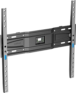 Meliconi SpaceSystem Flat 400 Slim TV-Wandhalterung Ultra Slim für Fernseher von 40-82 Zoll, VESA 200 x 200/300 x 300/400 x 400, Tragkraft 50 kg, auch für Gipskartonplatten, hergestellt in