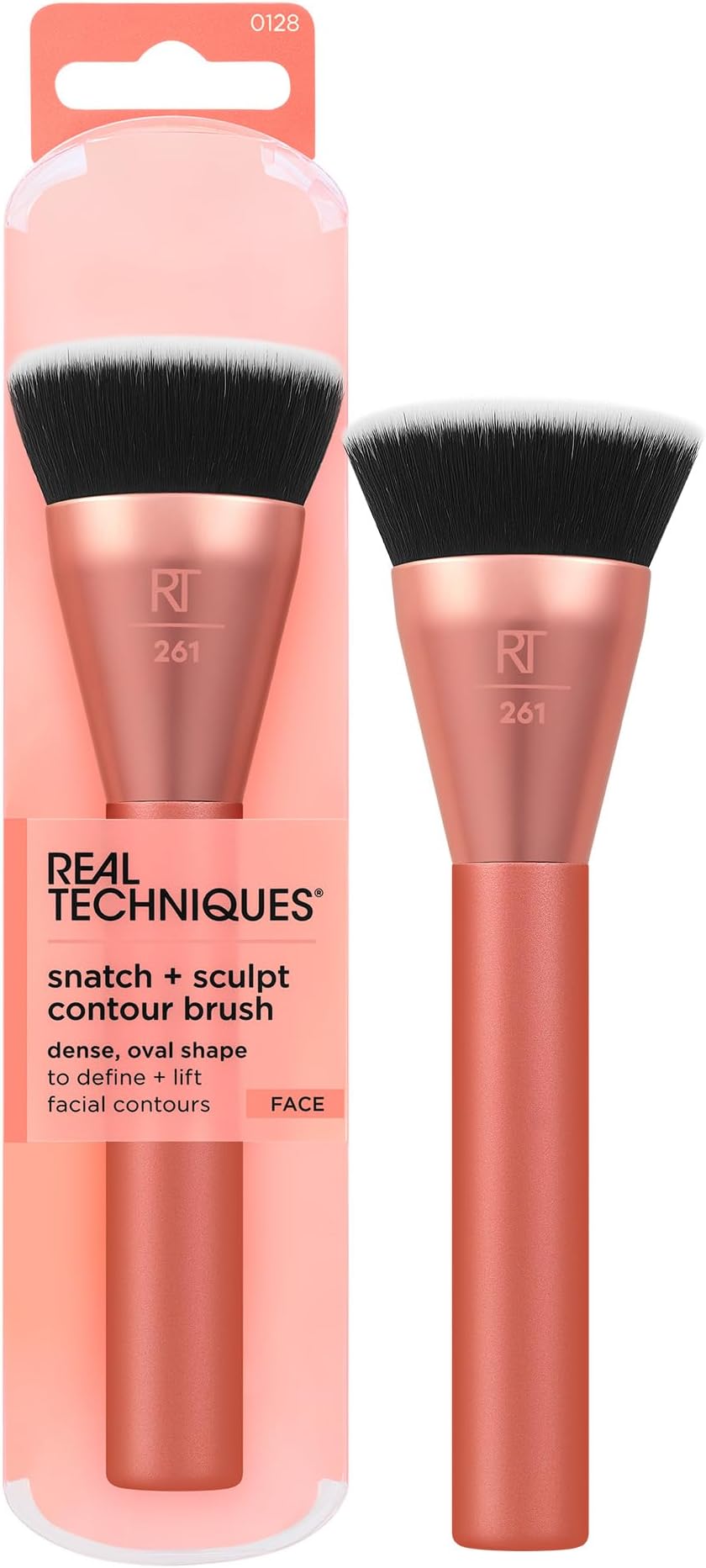 Real Techniques Snatch + Sculpt Contour Makeup Brush, For