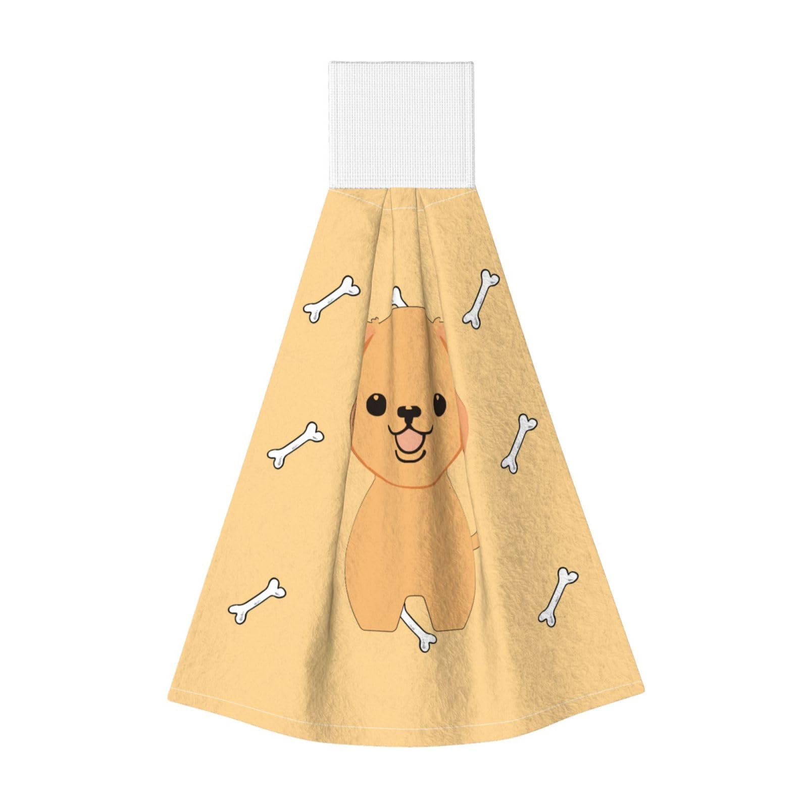 cartoon cute puppy Highly Absorbent Dish Towels Soft Coral Fleece Wipe